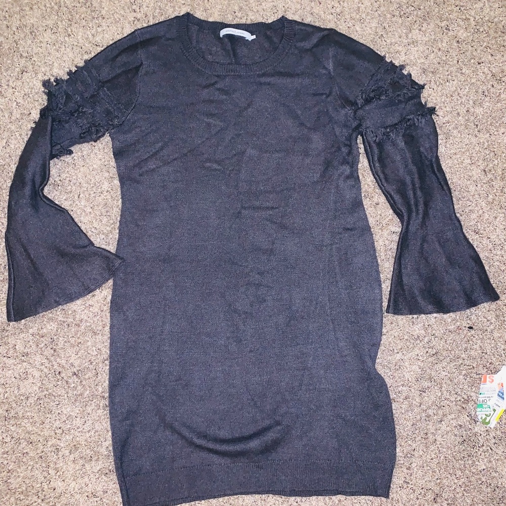 Ever eve stitches and stripes medium sweater dress